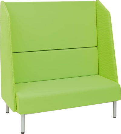 Arkadia bank met hoge rug en multiplex zijkanten