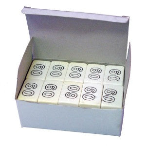 Vlakgom huismerk Cats 60 stuks - Wit