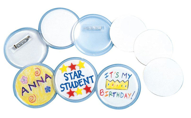 Button 6 cm 24 stuks