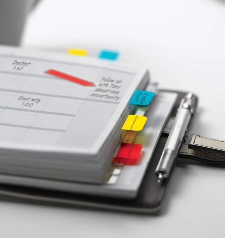 Indextabs 3M Post-it 680 25.4x43.2mm oranje