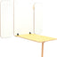 Klaptafel Flexi - geel 46-64cm