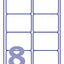 Etiket Avery L7565-25 99.1x67.7mm transparant 200stuks