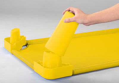 Poten voor stretcher geel