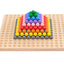 Spelbord met ballen