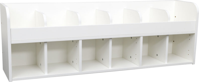 Quadro garderobe plank 6, wit