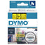 Labeltape Dymo 53718 D1 720980 24mmx7m zwart op geel