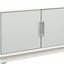 Quadro - S kast met 1 plank op wielen of plint