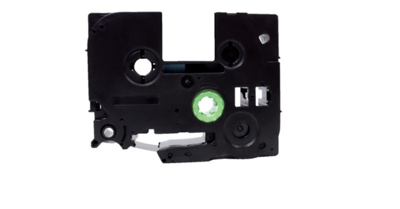 Labeltape Quantore TZE-211 6mm x 8m wit/zwart