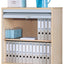 Kvadra rolcontainer met jaloezie deur hoog 85,4 cm.
