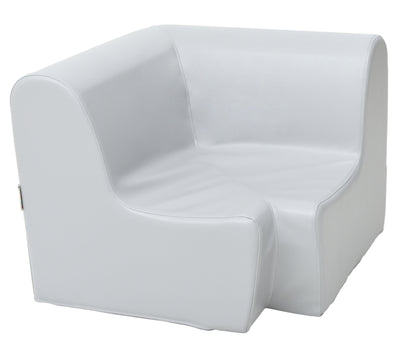 Lage hoekbank 51,5cm zithoogte 20cm - Grijs