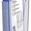 Folderhouder OPUS 2 wand 1/3 A4 transparant