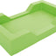 Foam bed met uitsparingen 128x75x25cm - Lime groen