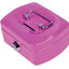Geldkist Pavo met gleuf 125x95x60mm roze