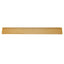 Liniaal hout met metalen inlegrand 300 mm.