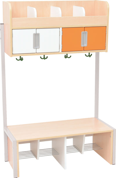 Quadro - garderobe 4 laag, esdoorn