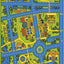 Verkeersmat 200x300cm -Stad