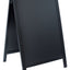 Stoepbord Securit 55x85x3cm zwart hout