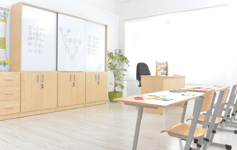 Expo borden voor opzetkasten - wit