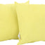 Vierkante kussens, lime, 2 stuks