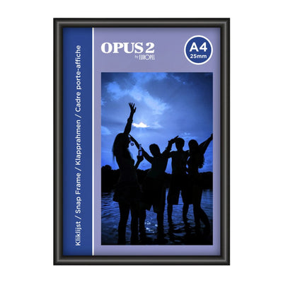 Kliklijst OPUS 2 A4 25mm zwart