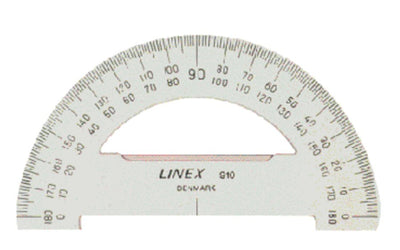 Gradenboog Linex 910 diameter 100mm 180graden transparant