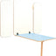 Klaptafel Flexi - blauw 46-64cm