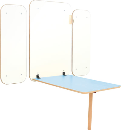 Klaptafel Flexi - blauw 46-64cm