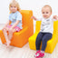 Medium zitbank 40cm zithoogte 26cm - Oranje