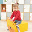 Foam dieren poef 30x50x26cm - Leeuw