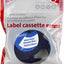 Labeltape Quantore 91201 12mmx4m kunststof zwart op wit