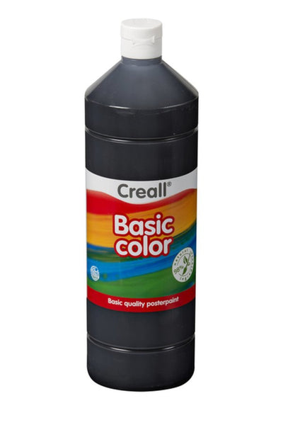 Plakkaatverf Creall basic 20 zwart 1000 ml
