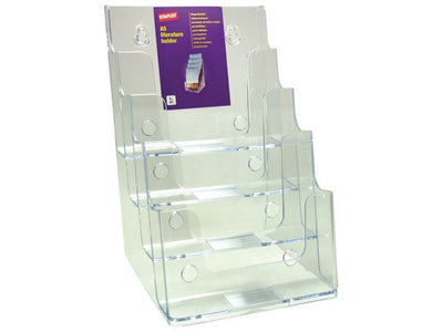 Staples Wand folderrek 4 A5 staand, 165 x 159 x 254 mm
