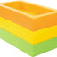 Foam bed 140x75x25cm - Geel
