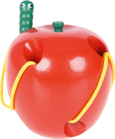 Rijgspel - appel met worm