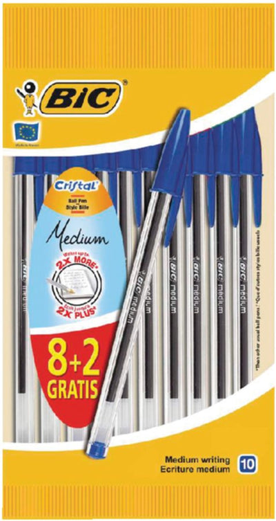 Balpen Bic M10 blauw medium