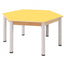 Tafel zeskantig 120 cm. verstelbaar