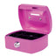 Geldkist Pavo met gleuf 125x95x60mm roze