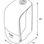 Dispenser Katrin 90205 zeepdispenser 500ml wit