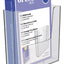 Folderhouder OPUS 2 wand A5 transparant