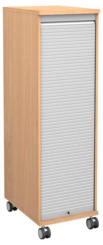 Kvadra rolcontainer met jaloezie deur