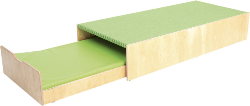 Platform met uitschuifbaar bed