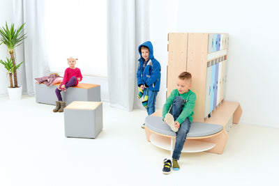 Bank voor kameleon garderobe - esdoorn