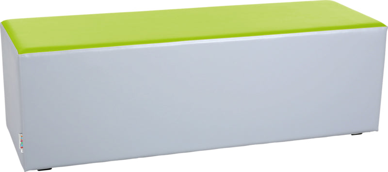 Wachtruimte zitje 40x40x120cm - Grijs/lime