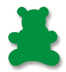 Plakfiguur 400 stuks assorti - Beer