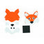 Foam set voor magnetische dieren - 36 stuks