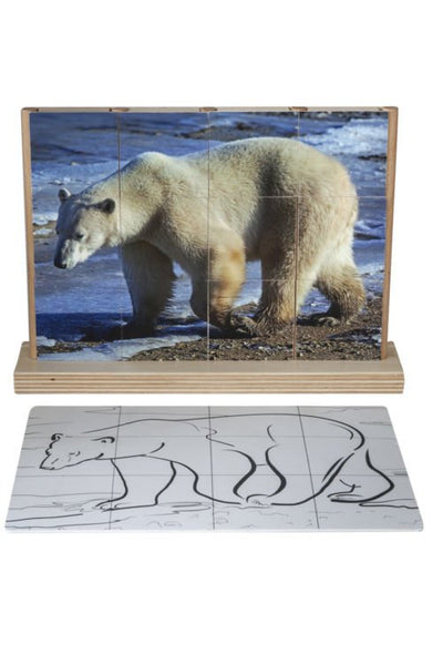Verticale puzzels  - set van 4