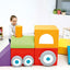 Foam set 160x60x117cm  - Locomotief 15dlg