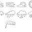 Stempels Ã˜ 7,5cm - Weer