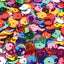 Pailletten mix | Rond 1 cm | Assorti | 100 gram