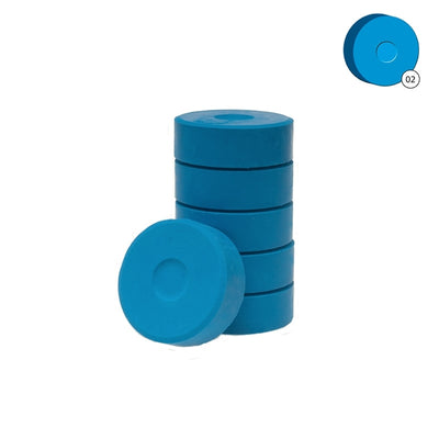 Colorall verfblokken Ã˜ 5,5 cm 6 dlg - Lichtblauw
